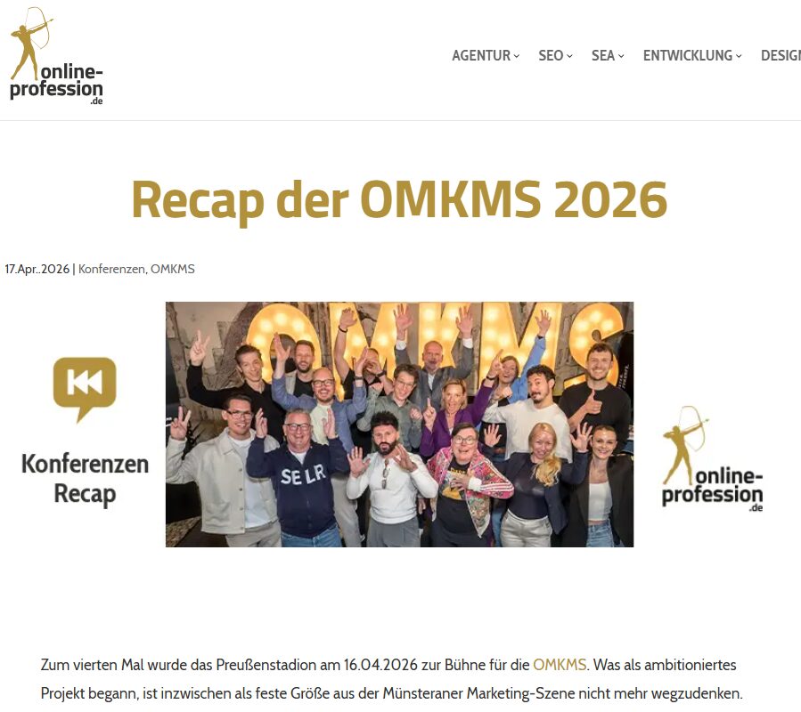 Online-Profession Recap OMKMS 2026