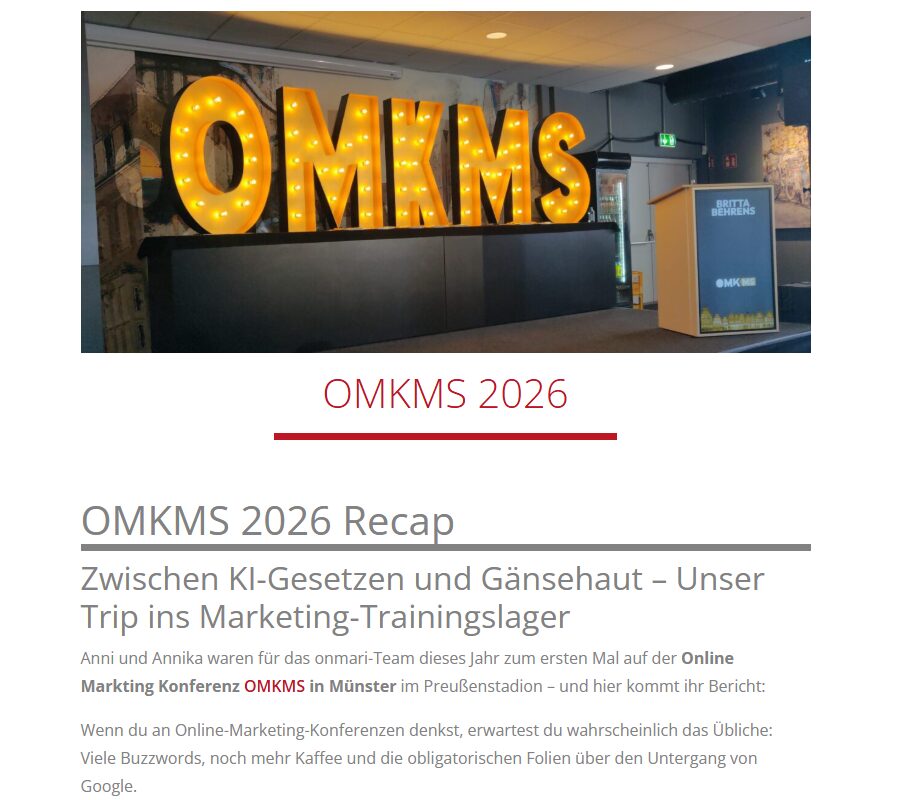 onmari Recap OMKMS 2026