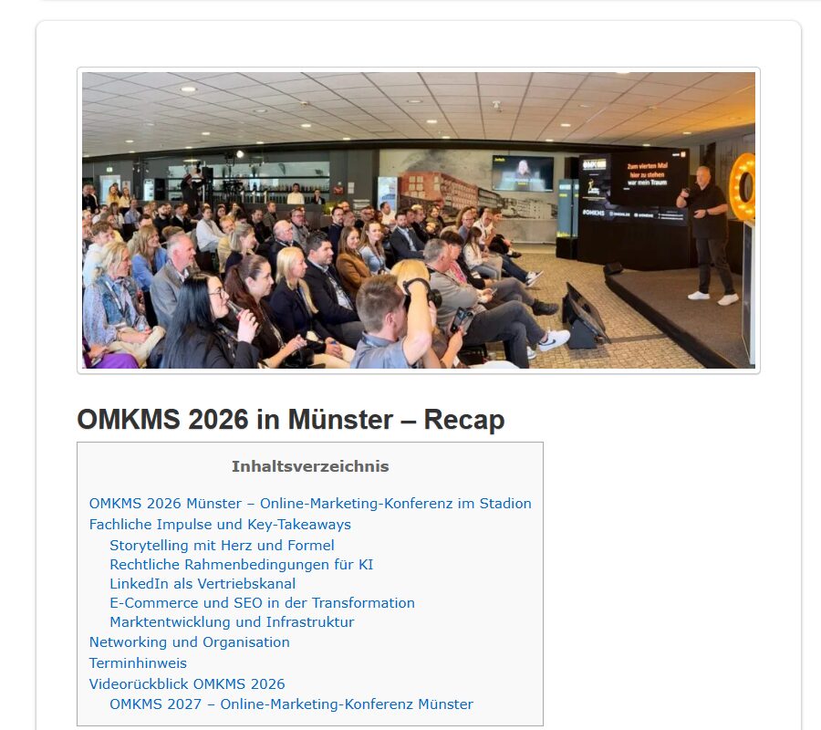 Heiko Höhn Recap OMKMS 2026